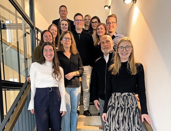 Gruppenbild der Teilnehmerinnen und Teilnehmer beim Ausbildernetzwerktreffen
