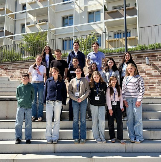 Gruppenbild Schülerinnen und Schüler beim Zukunftstag