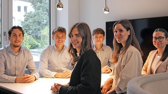Das Team der Auszubildenden bei der WGH-Herrenhausen