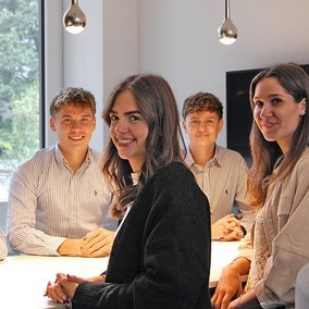 Das Team der Auszubildenden bei der WGH-Herrenhausen