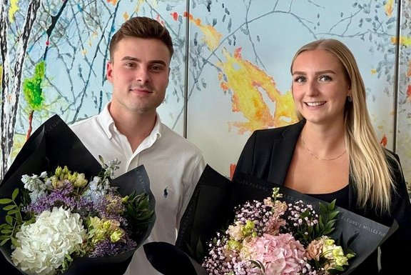 Foto von Fabian Feldmann und Laura Walther