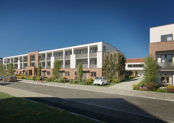 Rendering vom Neubauprojekt Godshorn