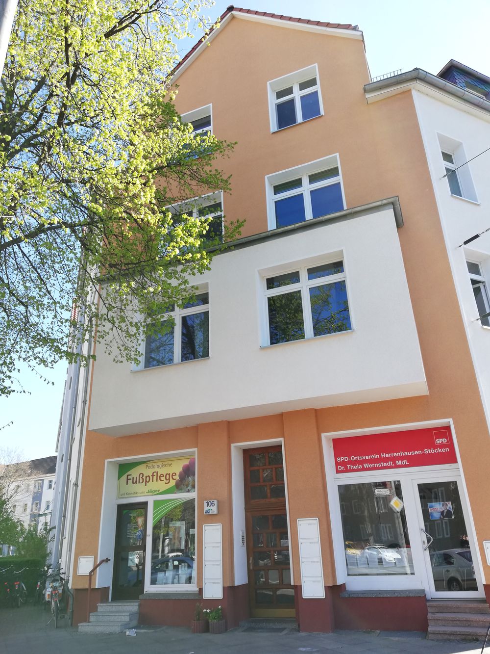 Herrenhäuser Straße 90, 92, 94, Malortiestraße 1, Crystallstr. 4, Westerfeldstraße 2-10